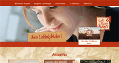 Desktop Screenshot of cafe-baecker-mayer.de